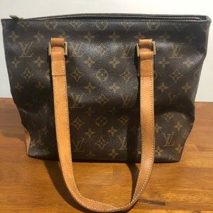Louis Vuitton monogram cabas piano shoulder bag